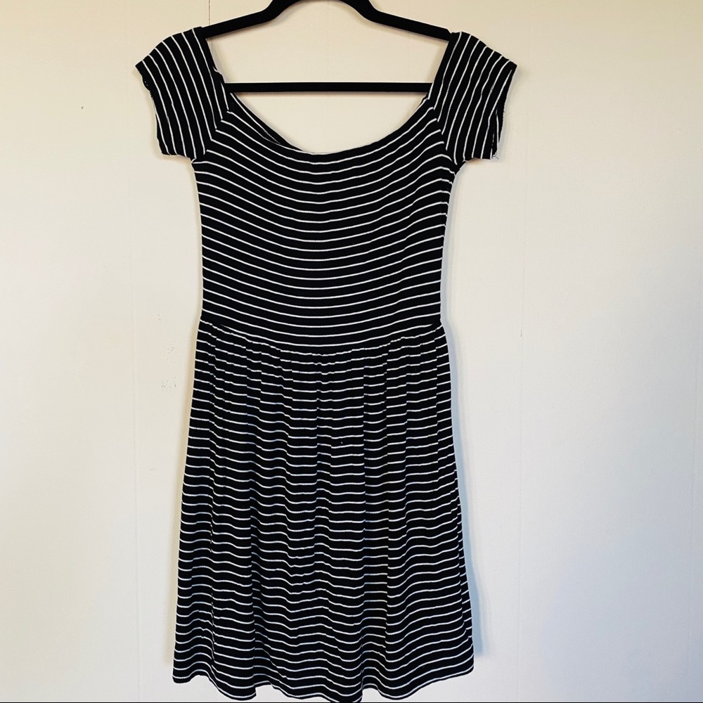 B&W Striped Dress